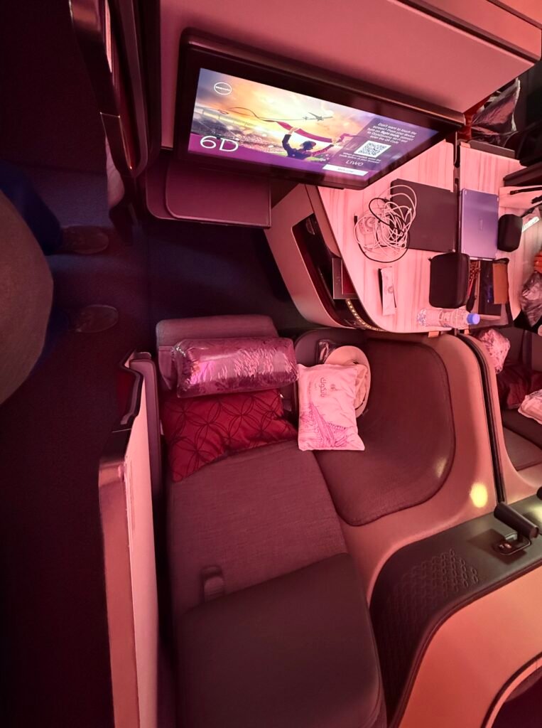 First Time Flying Qatar Qsuites: Initial Impressions From the Air img 6568