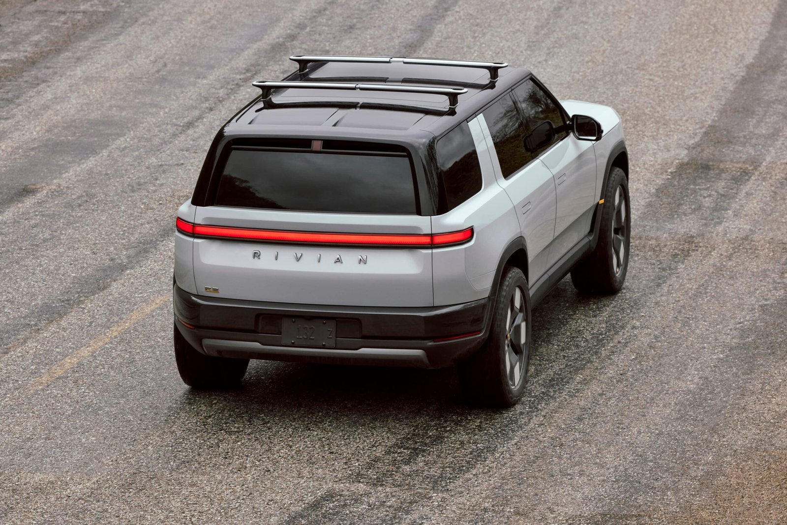 Rear view of Rivian R2